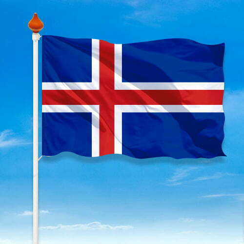 Vlag Ijsland Vlag Online