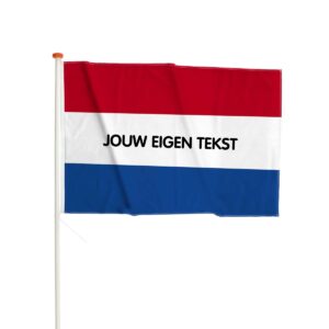 Vlag-Nederland-met-eigen-tekst